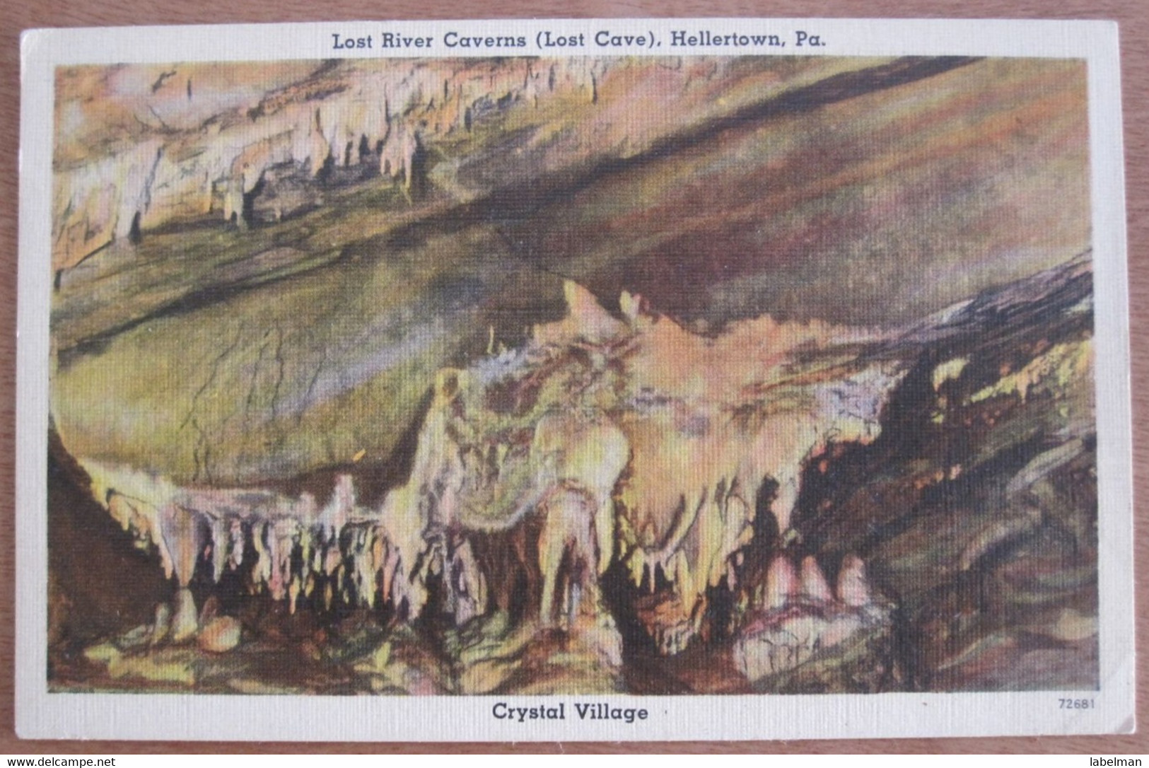 LOST CAVE HELLERTOWN BETHLEHEM PENNSYLVANIA USA UNITED STATES CARD POST ANSICHTSKARTE CARTOLINA POSTCARD PC STAMP - Kings Canyon