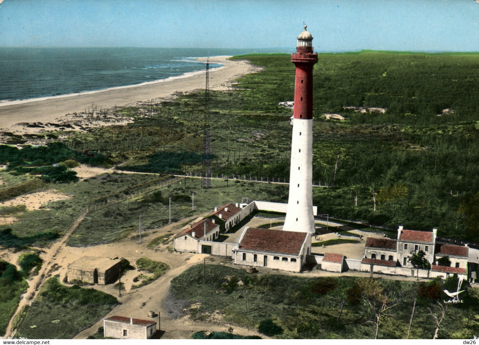 En Avion Au-dessus Du Phare De La Coubre (Charente Maritime) - Editions Lapie, Vue Aérienne - Vuurtorens