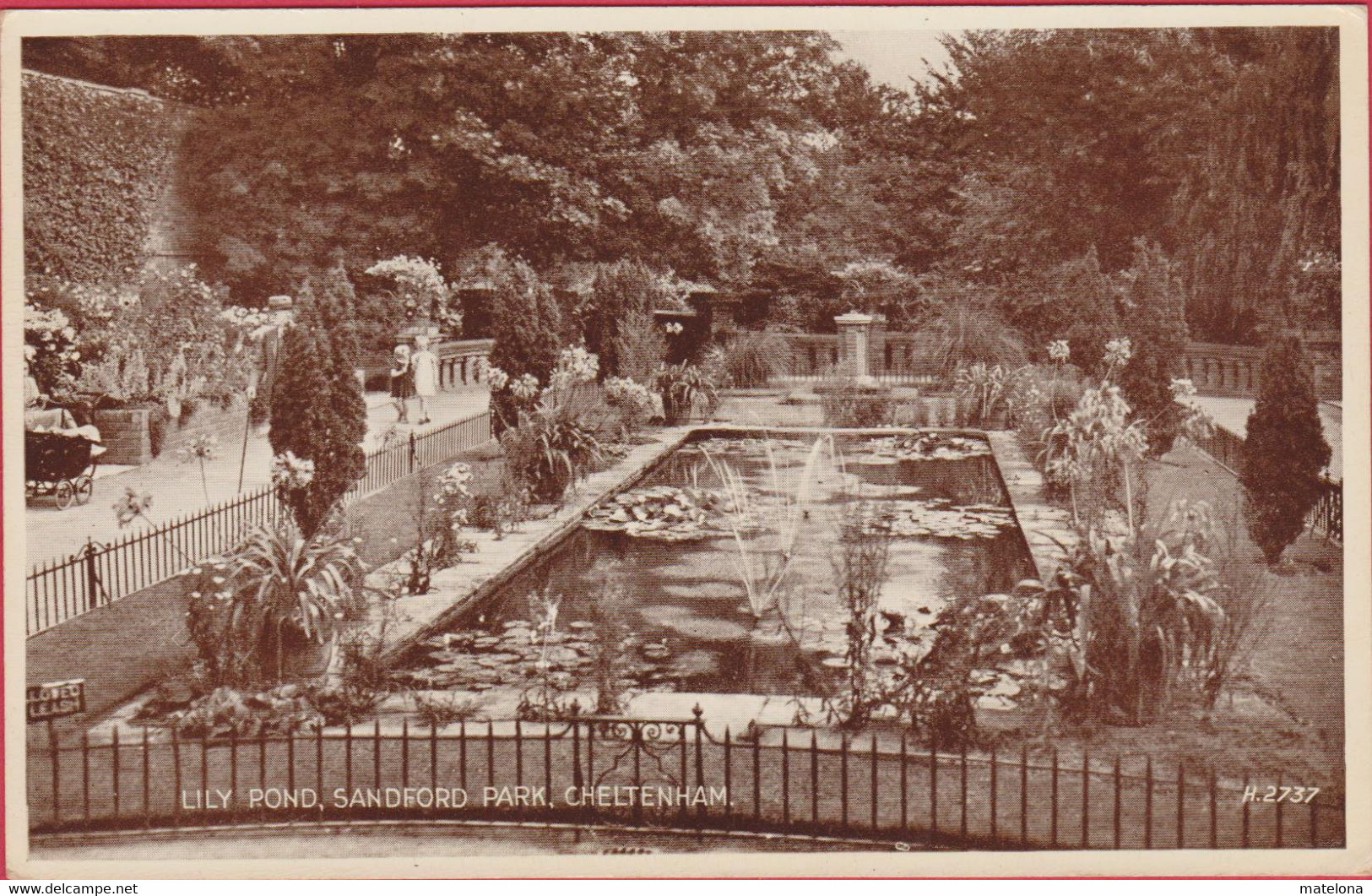 ANGLETERRE GLOUCESTERSHIRE CHELTENHAM LILY POND SANDFORD PARK - Cheltenham