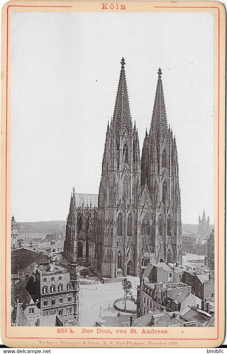 Photo Cartonnée D'époque - Köln - Der Dom,  Von St. Andreas - Places