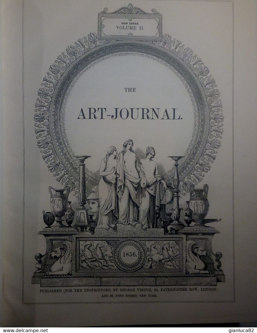 The Art-Jounal 1856 Con 37 Incisioni Su Acciaio Volume 2 (LIG04) Come Da Foto N. 23 (anziché 24) Incisioni Su Acciaio - Schone Kunsten