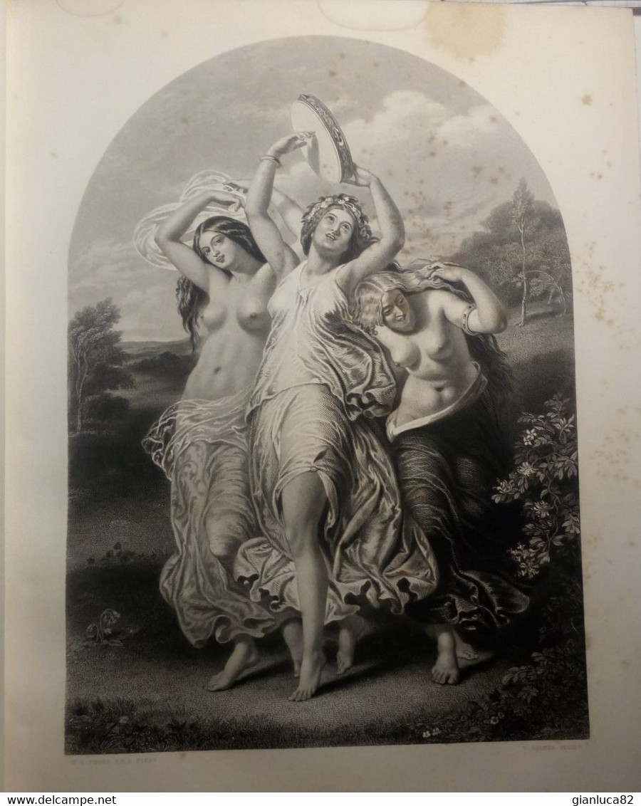 The Art-Jounal 1856 Con 37 Incisioni Su Acciaio Volume 2 (LIG04) Come Da Foto N. 23 (anziché 24) Incisioni Su Acciaio - Fine Arts