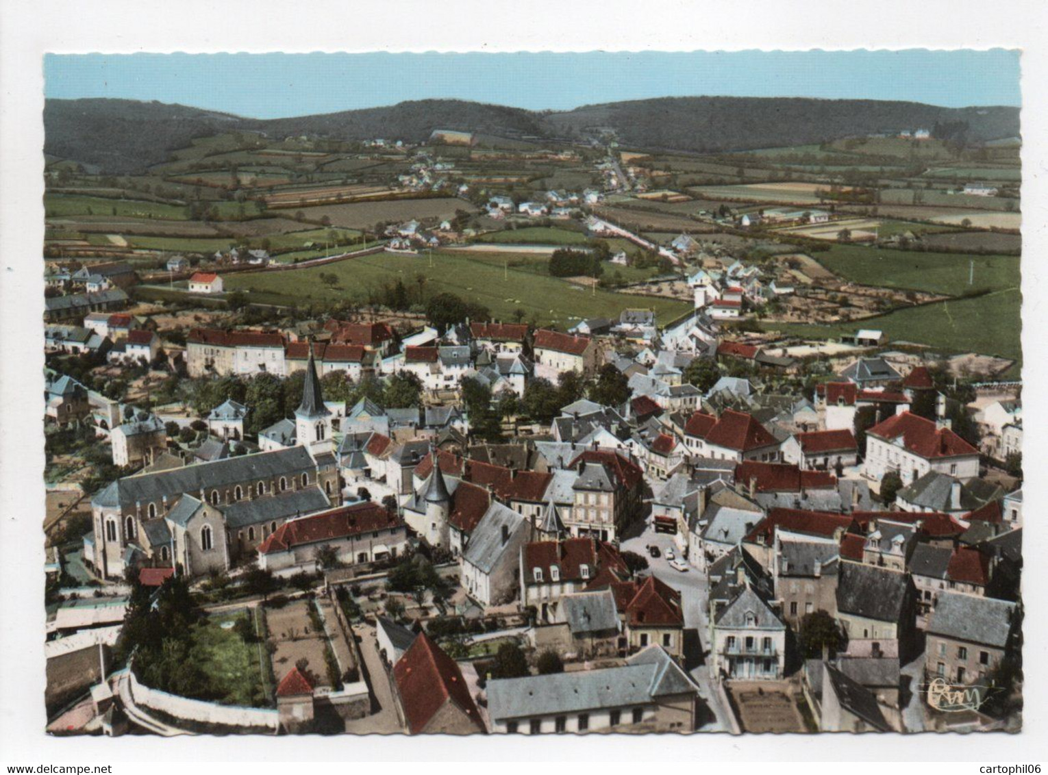 - CPSM LUZY (58) - Vue Générale Aérienne - Photo CIM 240-25 - - Andere & Zonder Classificatie