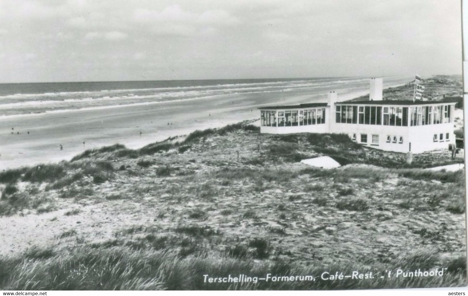 Terschelling; Formerum. Café-Restaurant 't Punthoofd - Niet Gelopen. (Jelle Cupido Jzn., Hoorn - Terschelling) - Terschelling