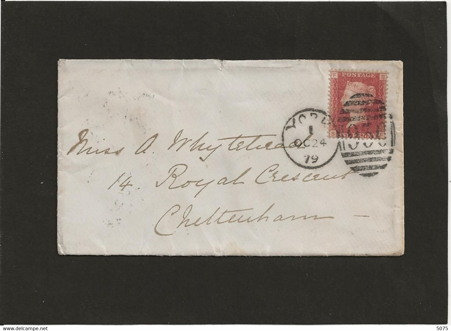 1879 YORK  StG 43 Pl220 - Covers & Documents