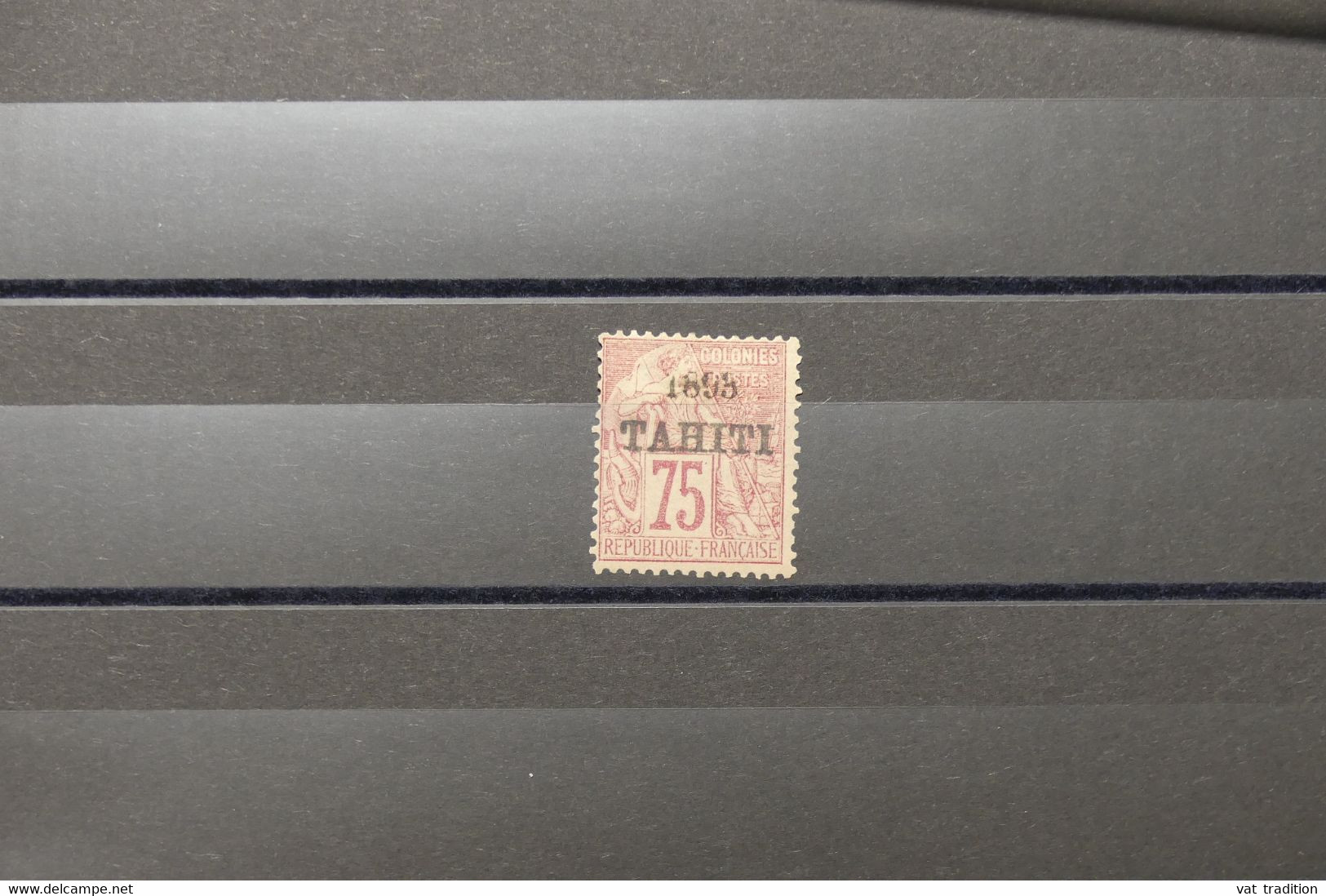 TAHITI - N° Yvert 29, Type Alphée Dubois  75ct Surchargé, Neuf *  - L 82579 - Ungebraucht