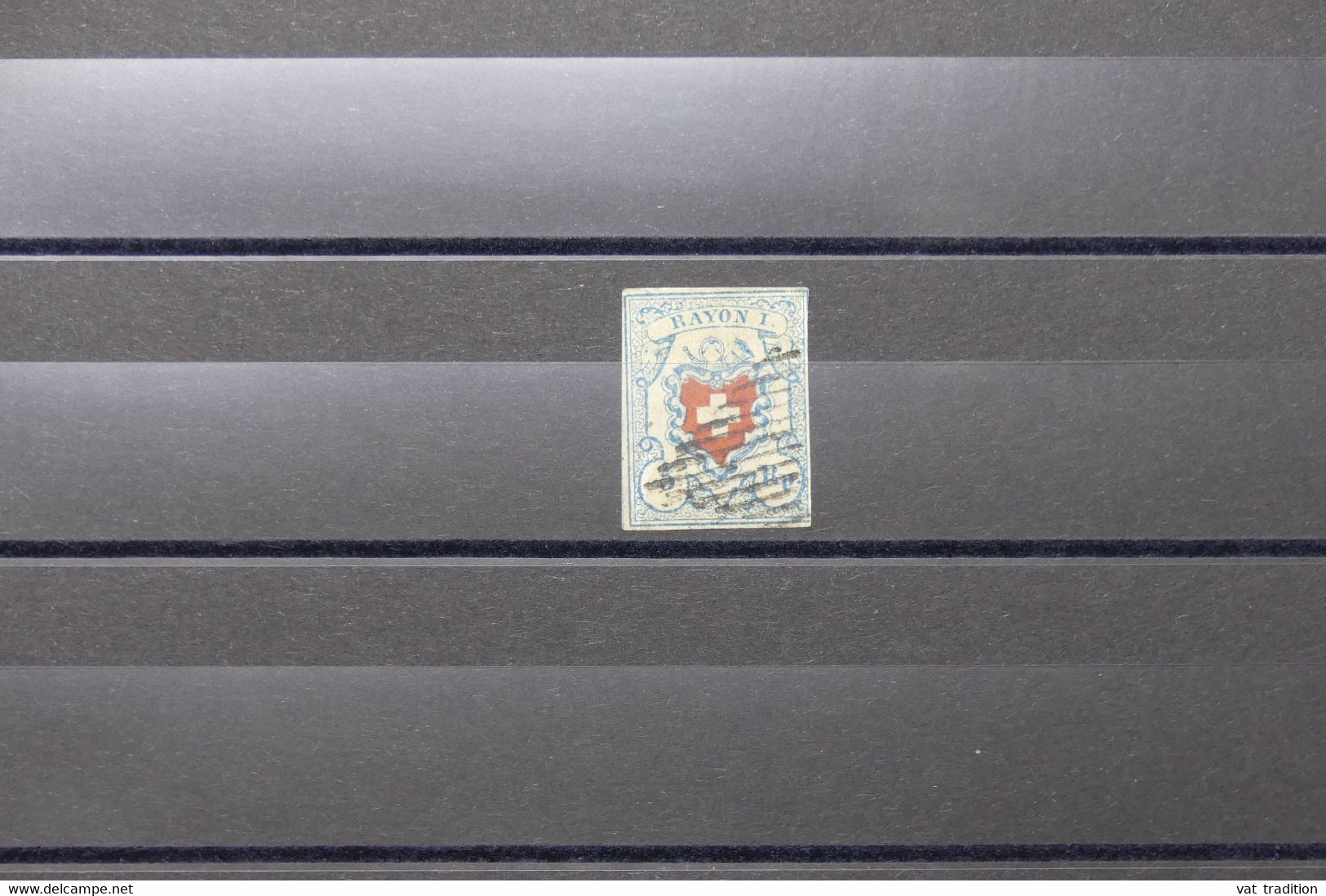 SUISSE - N° Yvert 20, Oblitéré - L 82580 - 1843-1852 Federal & Cantonal Stamps