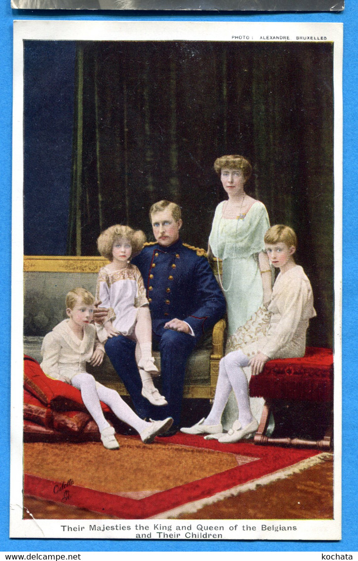 HB080, Oilette, King And Queen Belgian, Belgique, 8765, Circulée 1915 - Königshäuser