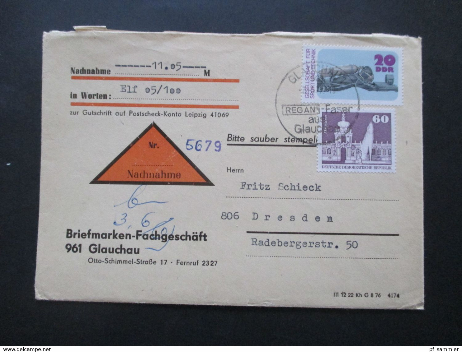 DDR 1960 / 70er Jahre insgesamt 14 Belege / Nachnahme / Einschreiben! Schöne Frankaturen / auch Einheiten!