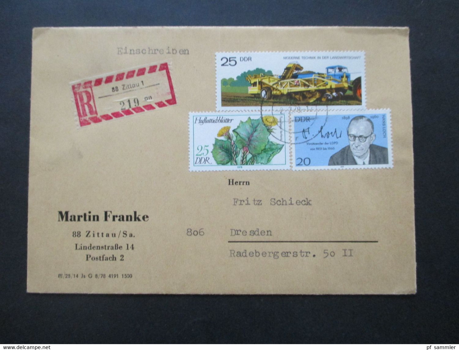 DDR 1970er Jahre insgesamt 28 Belege Wertbriefe / Einschreiben! Schöne Frankaturen / auch Einheiten! Stöberposten!