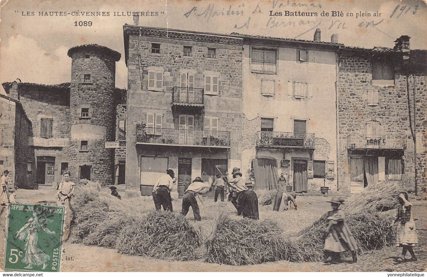 07 - SAINT MARTIN DE VALAMAS    - Agriculture - Les Batteurs De Blé    - (A-032) - Saint Martin De Valamas