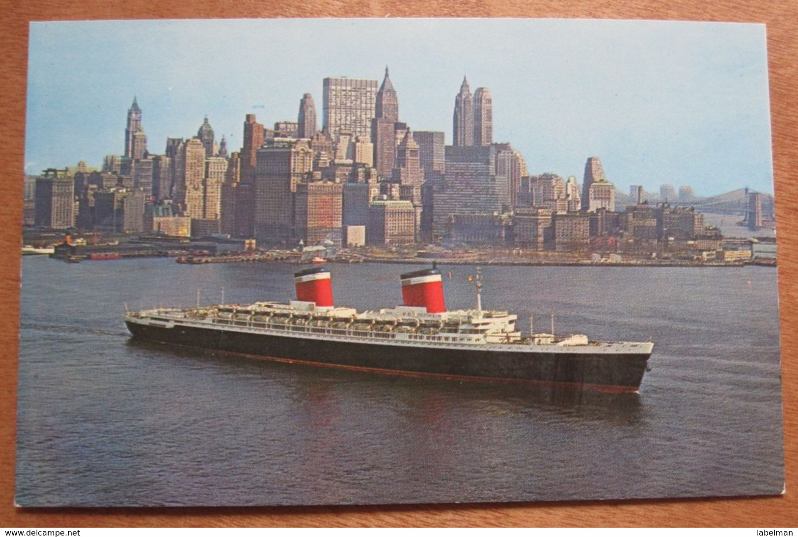 EMPIRE STATE NEW YORK CITY BUILDING USA UNITED STATES CARD ANSICHTSKARTE CARTOLINA POSTCARD PC STAMP - Lake George