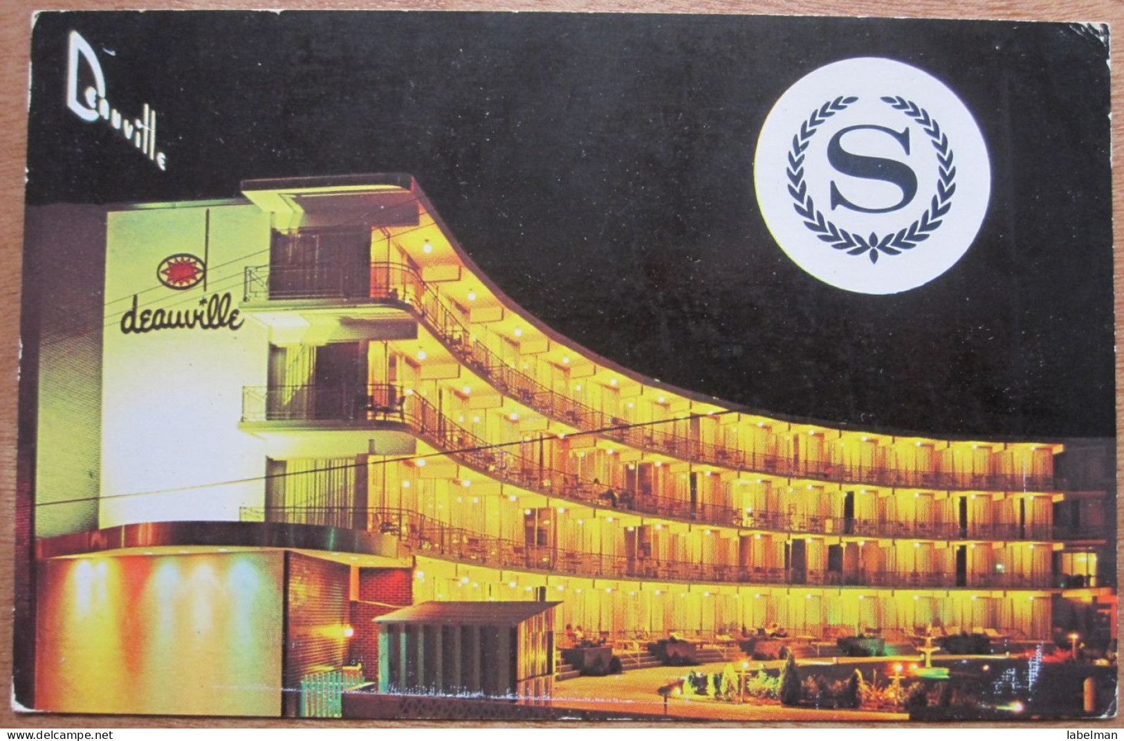 DEAUVILLE SHERATON HALL HOTEL ATLANTIC CITY BOARDWALK USA UNITED STATES CARD ANSICHTSKARTE CARTOLINA POSTCARD PC STAMP - Jamestown