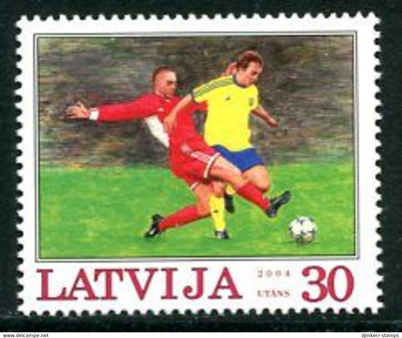 LATVIA 2004 European Football Championship MNH / **.  Michel 614 - Letonia