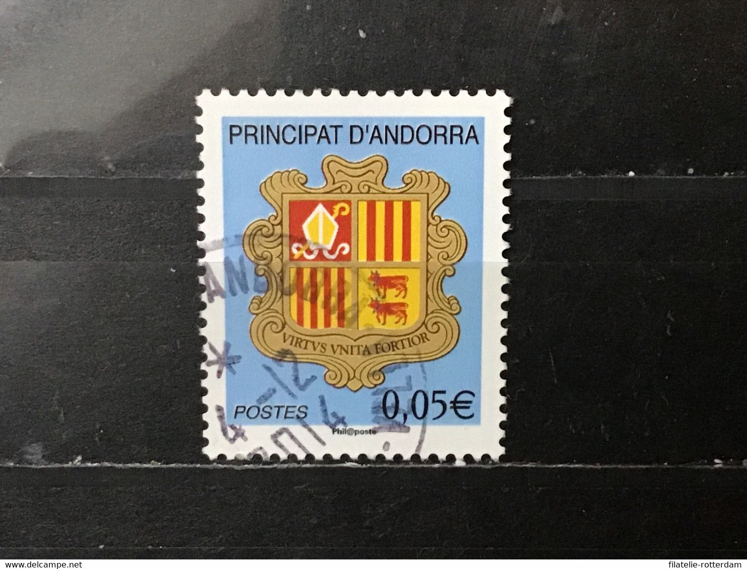 Andorra - Wapenschild (0.05) 2010 - Oblitérés