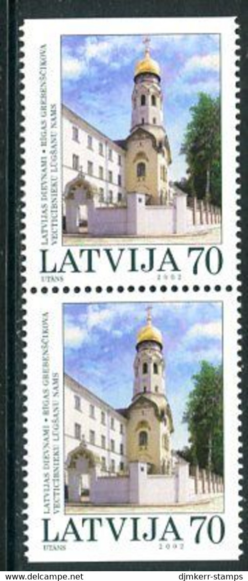 LATVIA 2002 Church Booklet Pair  MNH / **.  Michel 578 Do-u - Lettonie