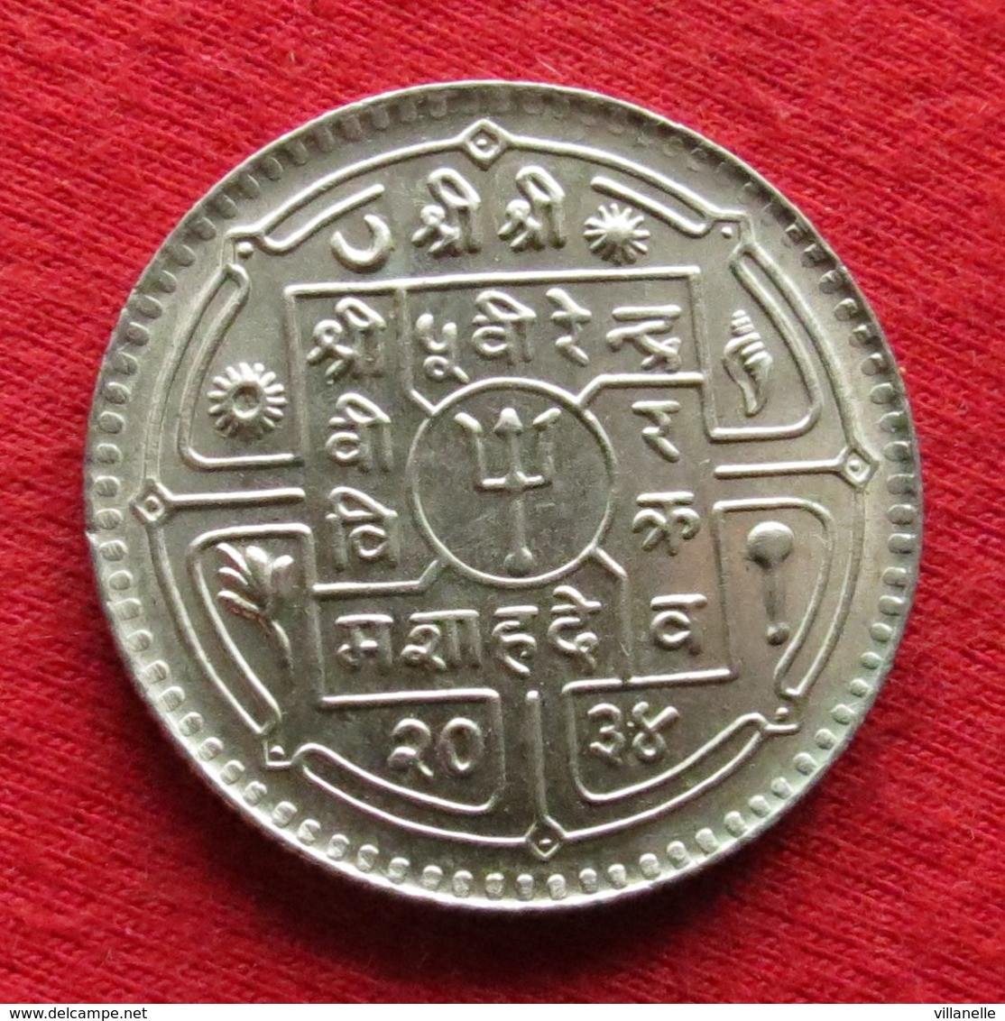 Nepal 1 Rupee 1977 UNCºº - Nepal