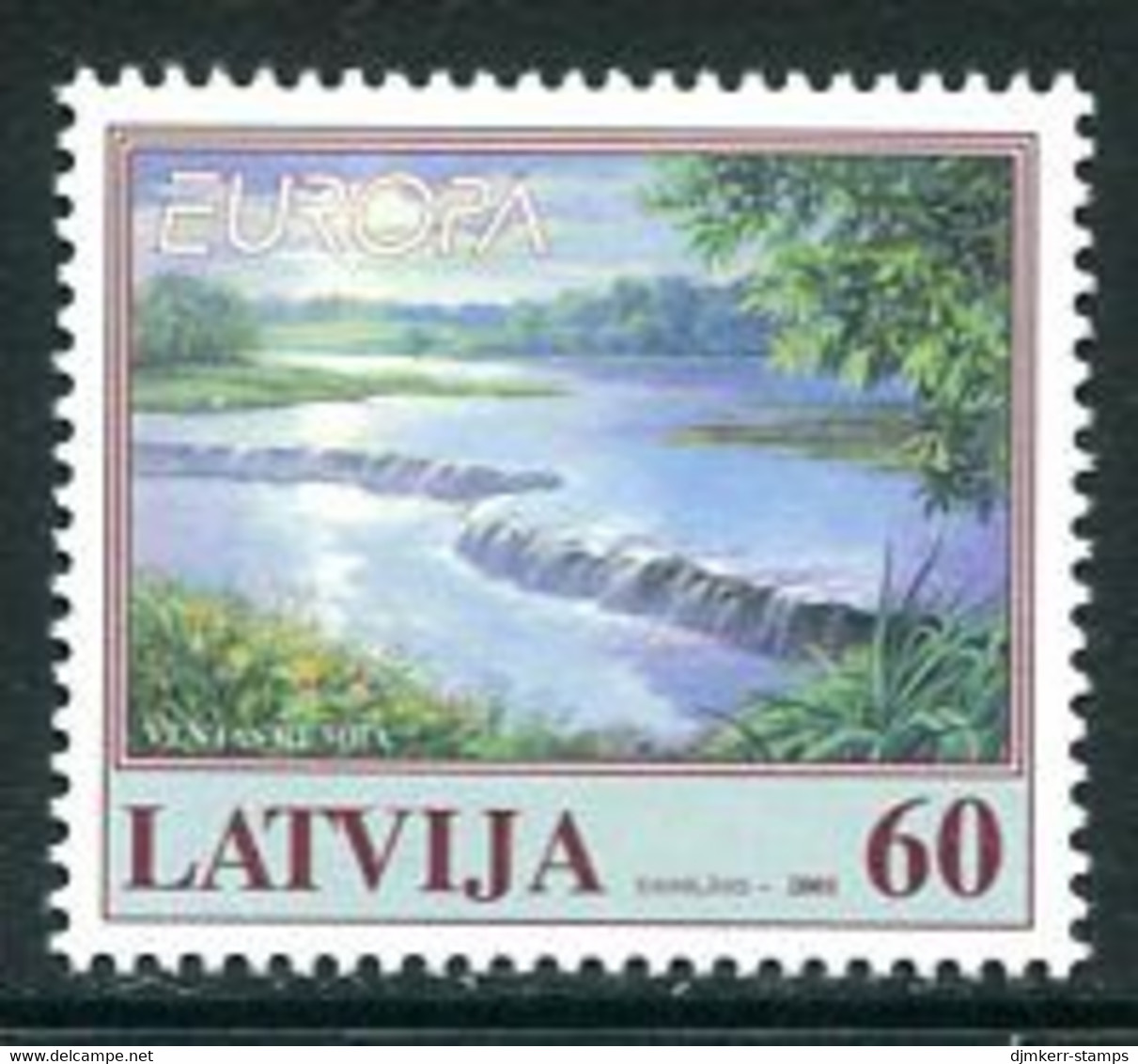 LATVIA 2001 Europe: Water Resources  MNH / **.  Michel 544 - Letonia