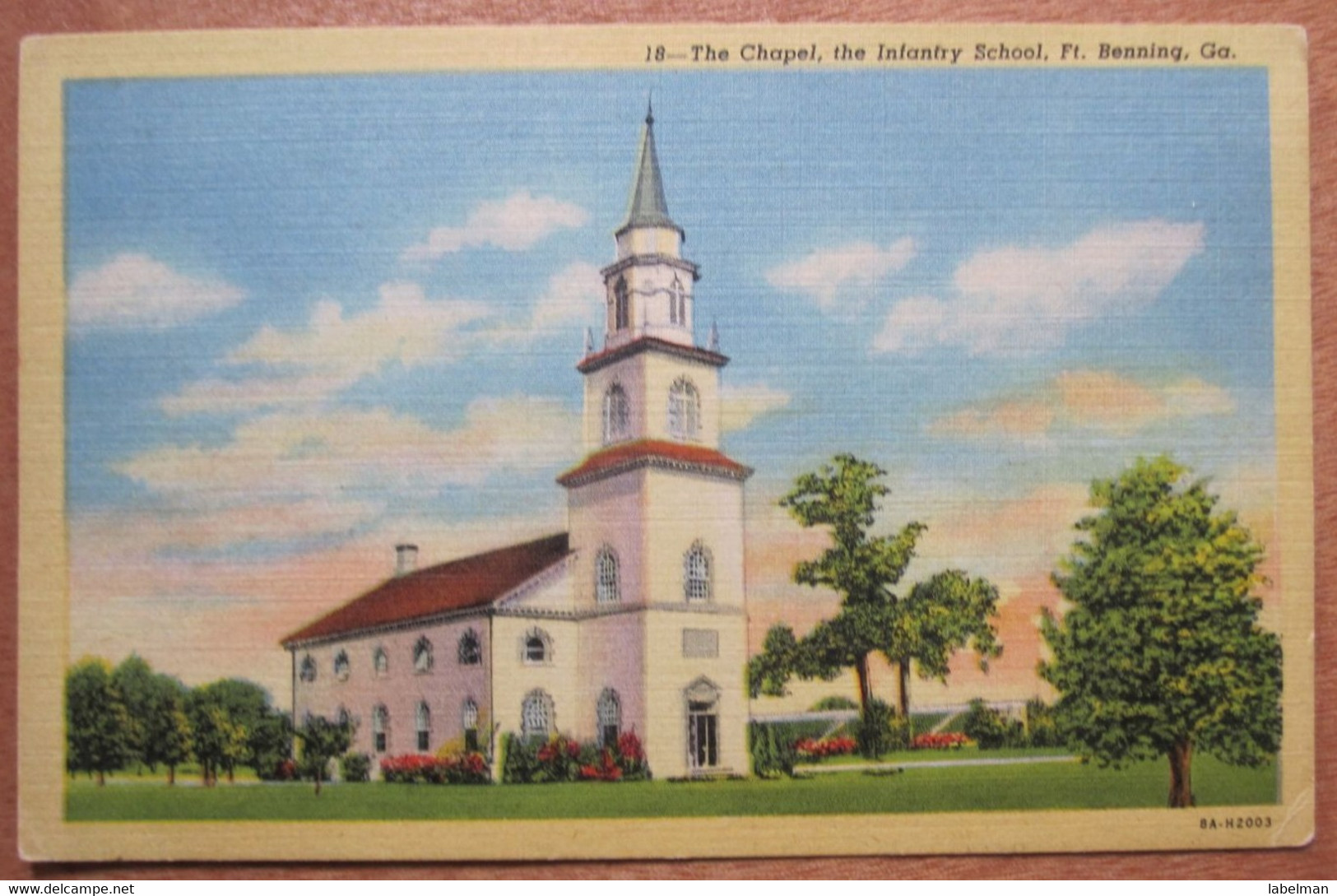 CHAPEL INFANTRY SCHOOL BENNING USA UNITED STATES CARD ANSICHTSKARTE CARTOLINA POSTCARD PC STAMP - Kings Canyon