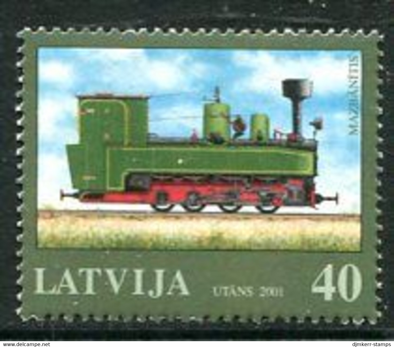LATVIA 2001 Narrow-guage Railway  MNH / **.  Michel 543 - Lettonia