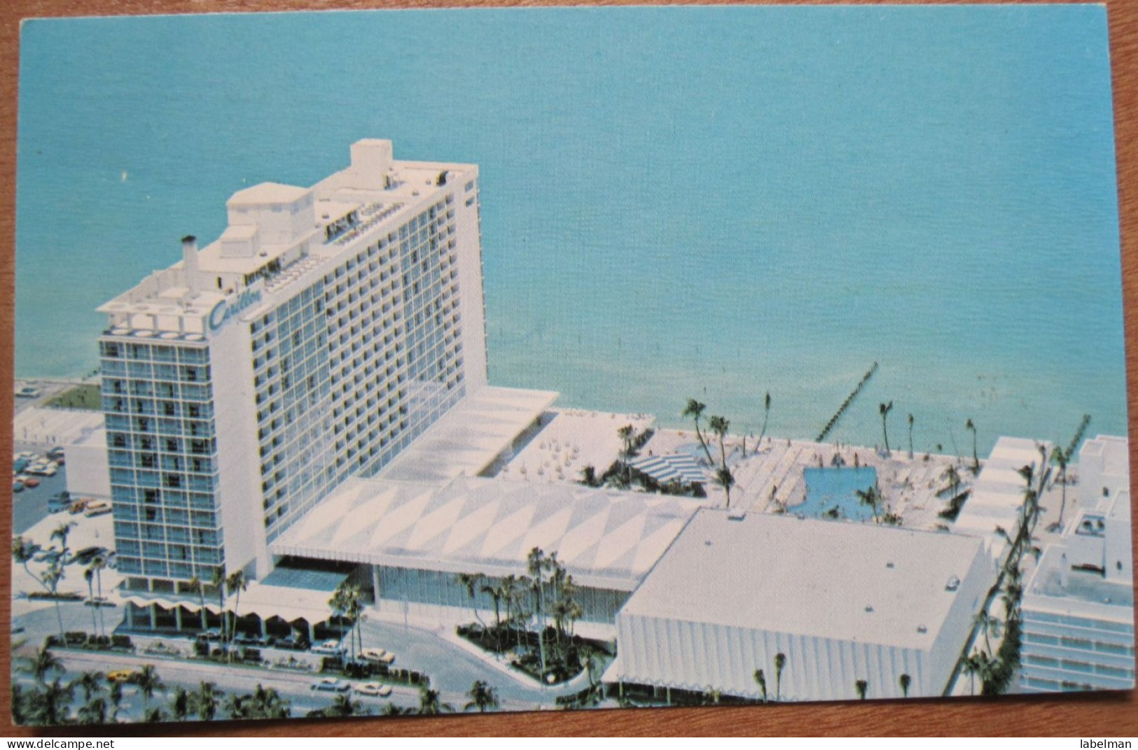 CARILLON HOTEL MOTEL INN MIAMI BEACH FLORIDA RES CITY USA UNITED STATES CARD ANSICHTSKARTE CARTOLINA POSTCARD PC STAMP - San Jose