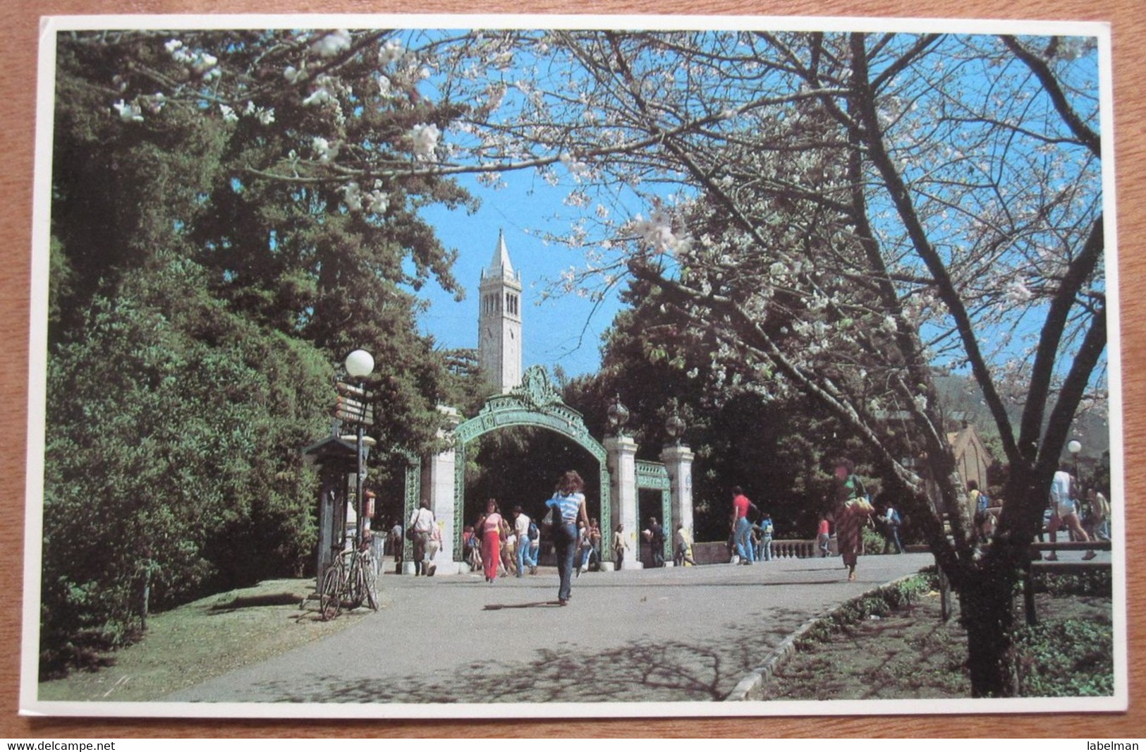 SATHER GATE UNIVERSITY CALIORNIA BERKELEY CAMPANILE USA UNITED STATES CARD ANSICHTSKARTE CARTOLINA POSTCARD PC STAMP - Lakewood