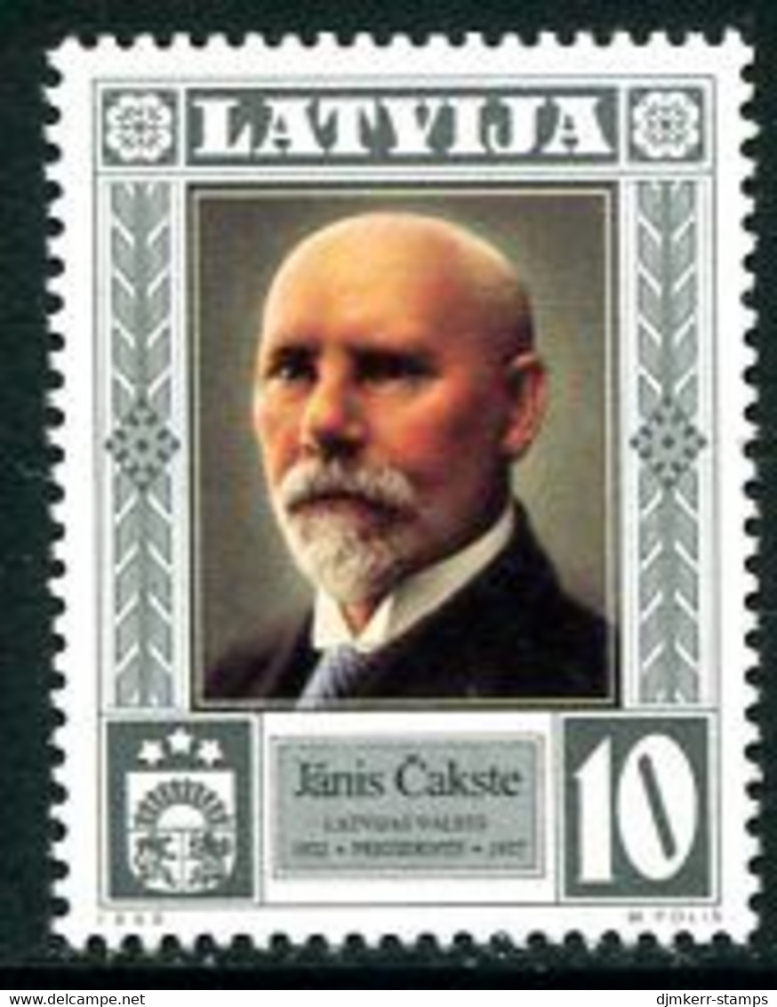 LATVIA 1998 President Cakste MNH / **.  Michel 489 - Lettonie