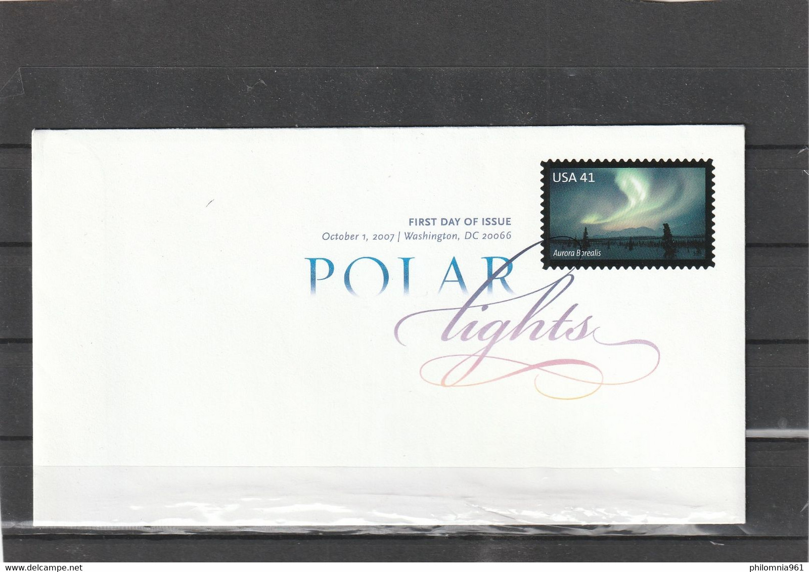 USA POLAR LIGHTS FDC 2007 - 2001-2010