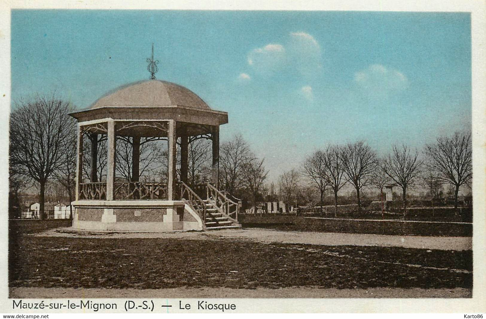 Mauzé Sur Le Mignon * La Place Et Le Kiosque à Musique - Mauze Sur Le Mignon