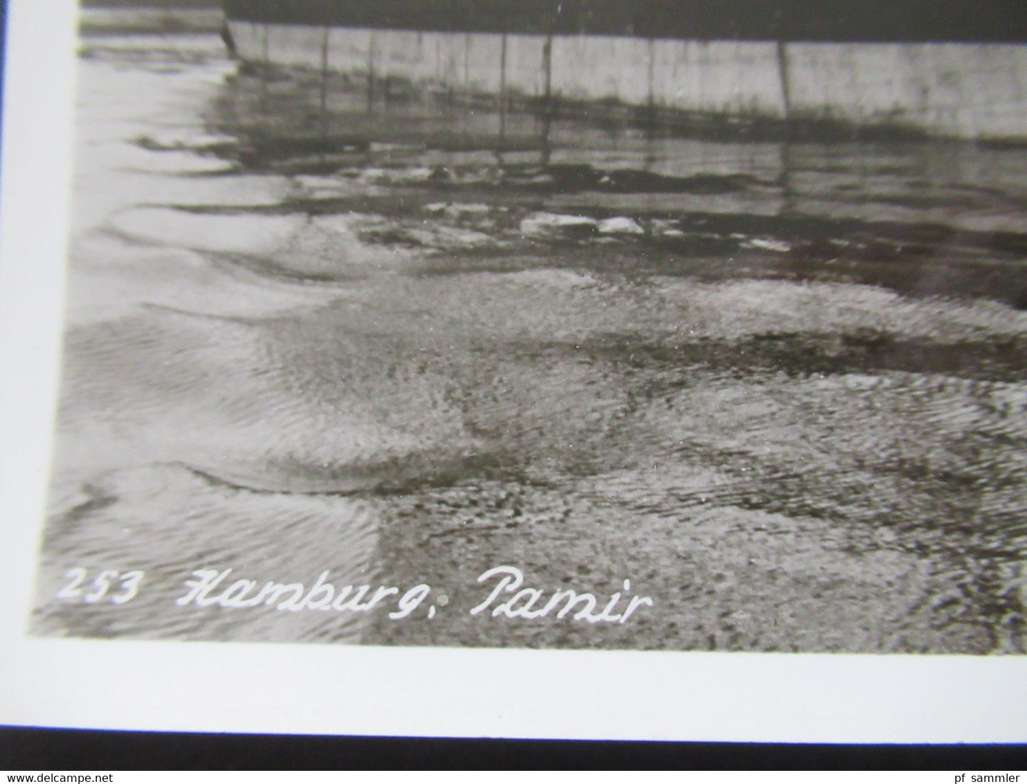 Echtfoto AK Ca. 1940 /50er Jahre Segelschiff Pamir Hamburg H.v. Seggern & Sohn Hamburg 6 Schiff Ist 1957 Gesunken! - Velieri