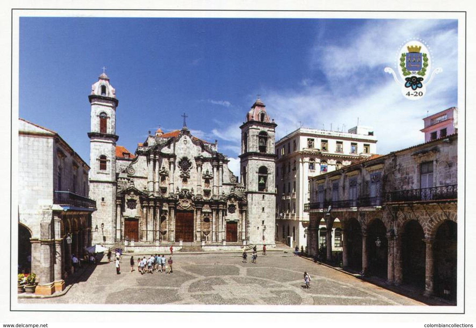Lote PEP1104, Cuba, Entero Postal Stationery, La Habana 495 Años, 4-20, Catedral, Cathedral, Church - Cartes-maximum