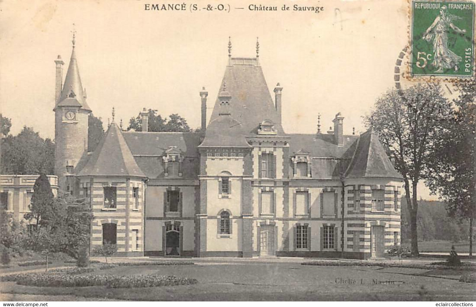 Émancé    78          Le Château De Sauvage               (voir Scan) - Sonstige & Ohne Zuordnung