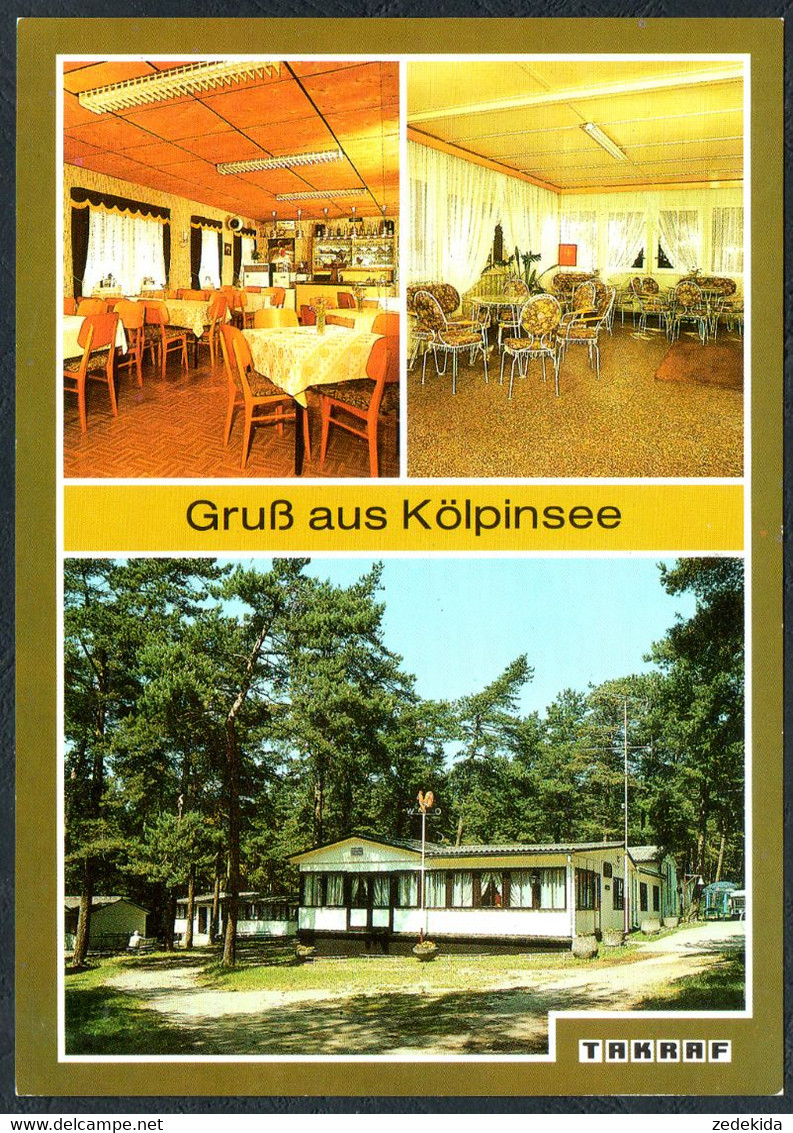 C7446 - TOP Kölpinsee Loddin Urlauberdorf VEB Kranbau Eberswalde TAKRAF - Bild Und Heimat Reichenbach - Wolgast