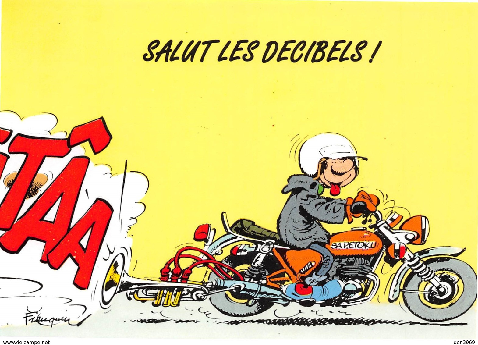 André FRANQUIN - Gaston LAGAFFE - Editions Dalix N'42 - Moto - Trompette - Stripverhalen