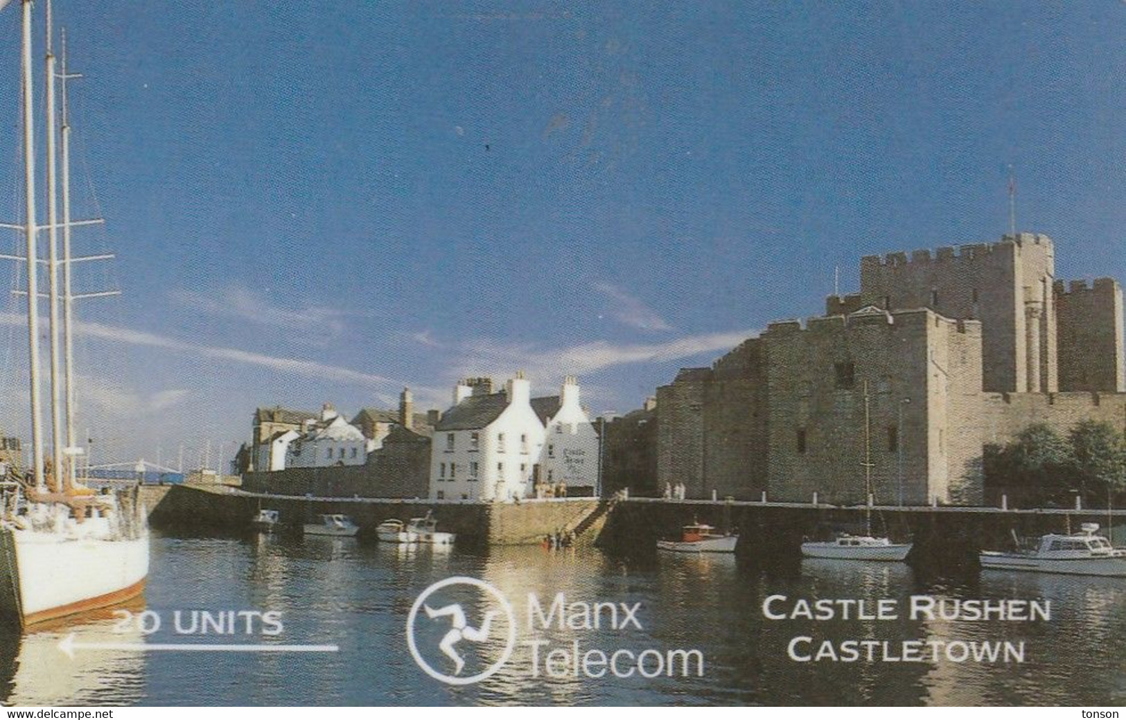 Isle Of Man, MAN 020, Castle Rushen, 2 Scans - Isla De Man