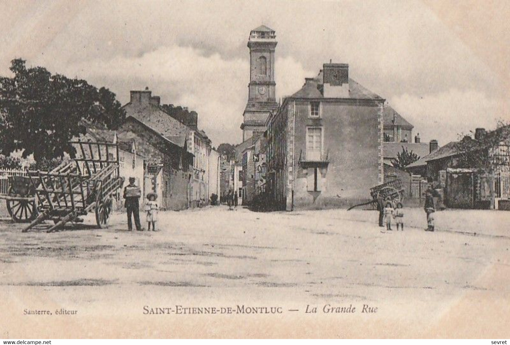 SAINT-ETIENNE-DE-MONTLUC. - La Grande Rue - Saint Etienne De Montluc