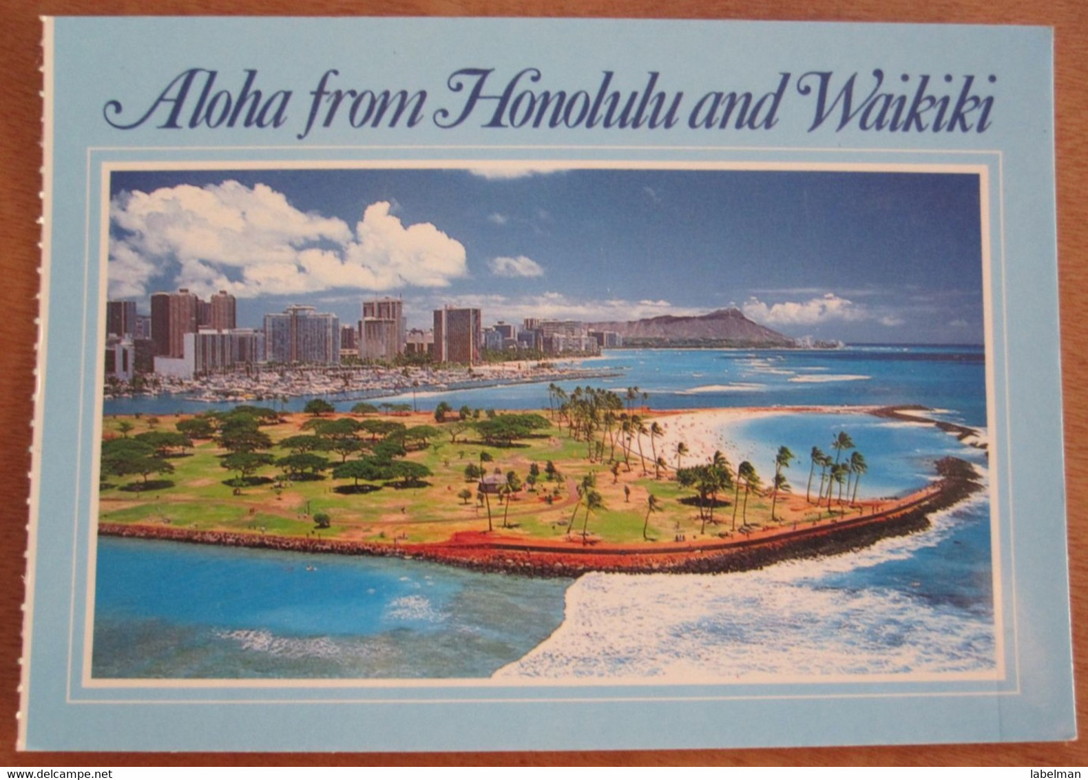 UNITED STATES USA HAWAI HONOLULU WAIKIKI ISLAND POLYNESIAN PARADISE POSTCARD PICTURE CARTOLINA ANSICHTSKARTE PHOTO CARD - Lanai