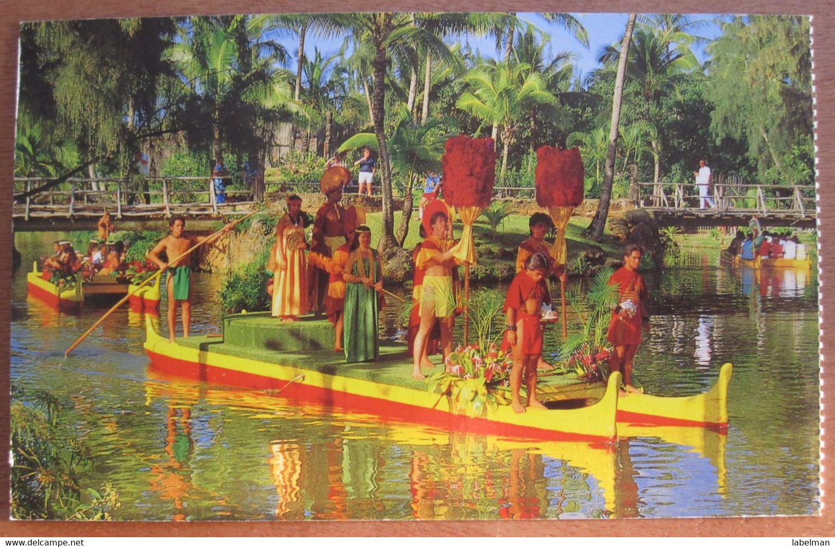 UNITED STATES USA HAWAI HAWAIIAN PAGEANTRY POLYNESIAN PARADISE POSTCARD PICTURE CARTOLINA ANSICHTSKARTE PHOTO CARD - Kauai