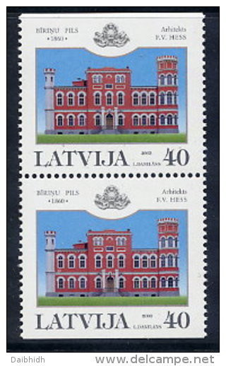 LATVIA 2003 Birinu Castle Booklet Pair MNH / **.  Michel 597 Do-u - Latvia