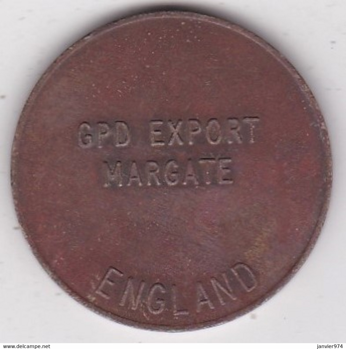 Jeton Token GPD EXPORT MARGATE ENGLAND, En Laiton - Monétaires/De Nécessité