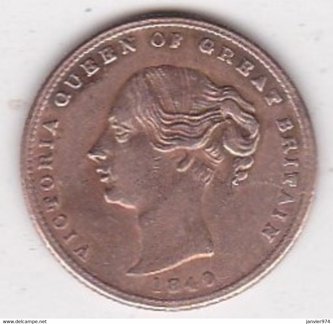 Jeton Token PRINCE OF WALES Model Half Sovereign Queen Victoria 1849 - Adel