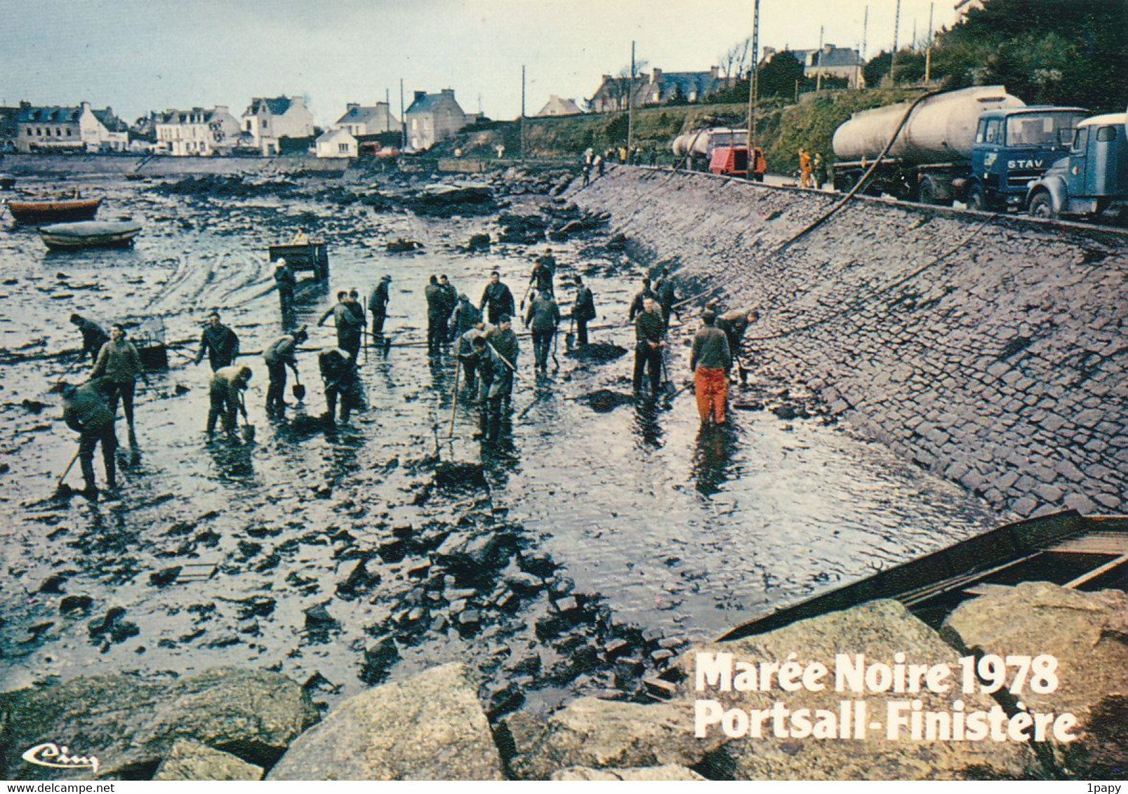 29 - Finistère - Portsall  Marée Noire 1978  Catastrophe Mazout - Otros & Sin Clasificación