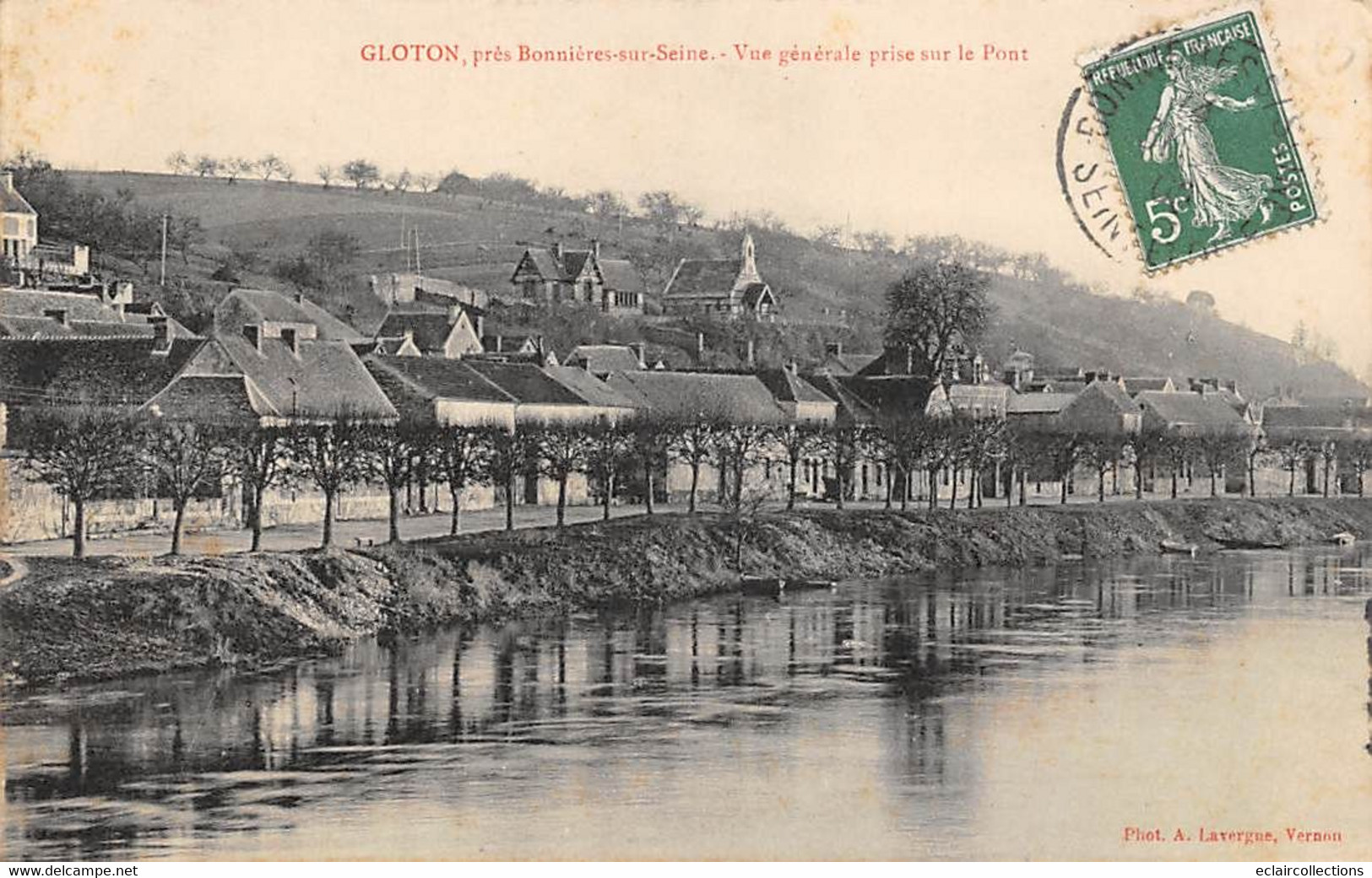 Bennecourt-Gloton          78        Vue Générale Prise Du Pont                (voir Scan) - Sonstige & Ohne Zuordnung