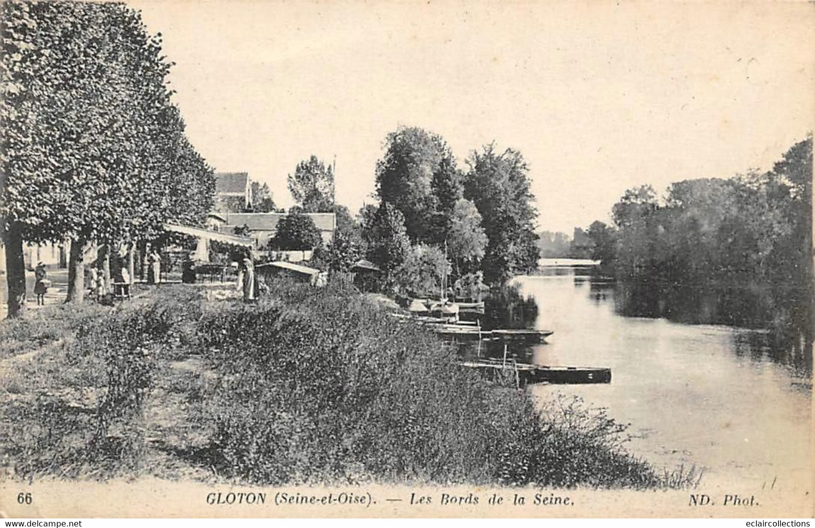 Bennecourt-Gloton            78        Les Bords De Seine                (voir Scan) - Otros & Sin Clasificación