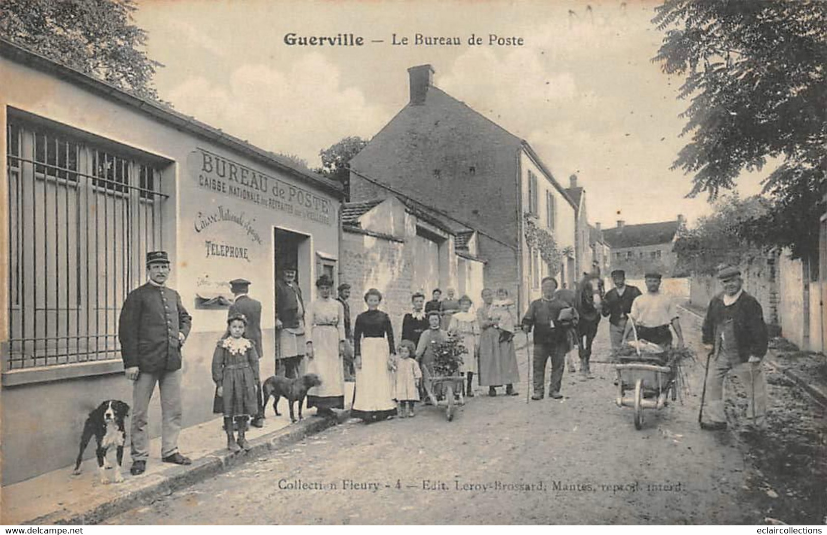 Guerville     78         Le Bureau De Poste             (voir Scan) - Guerville