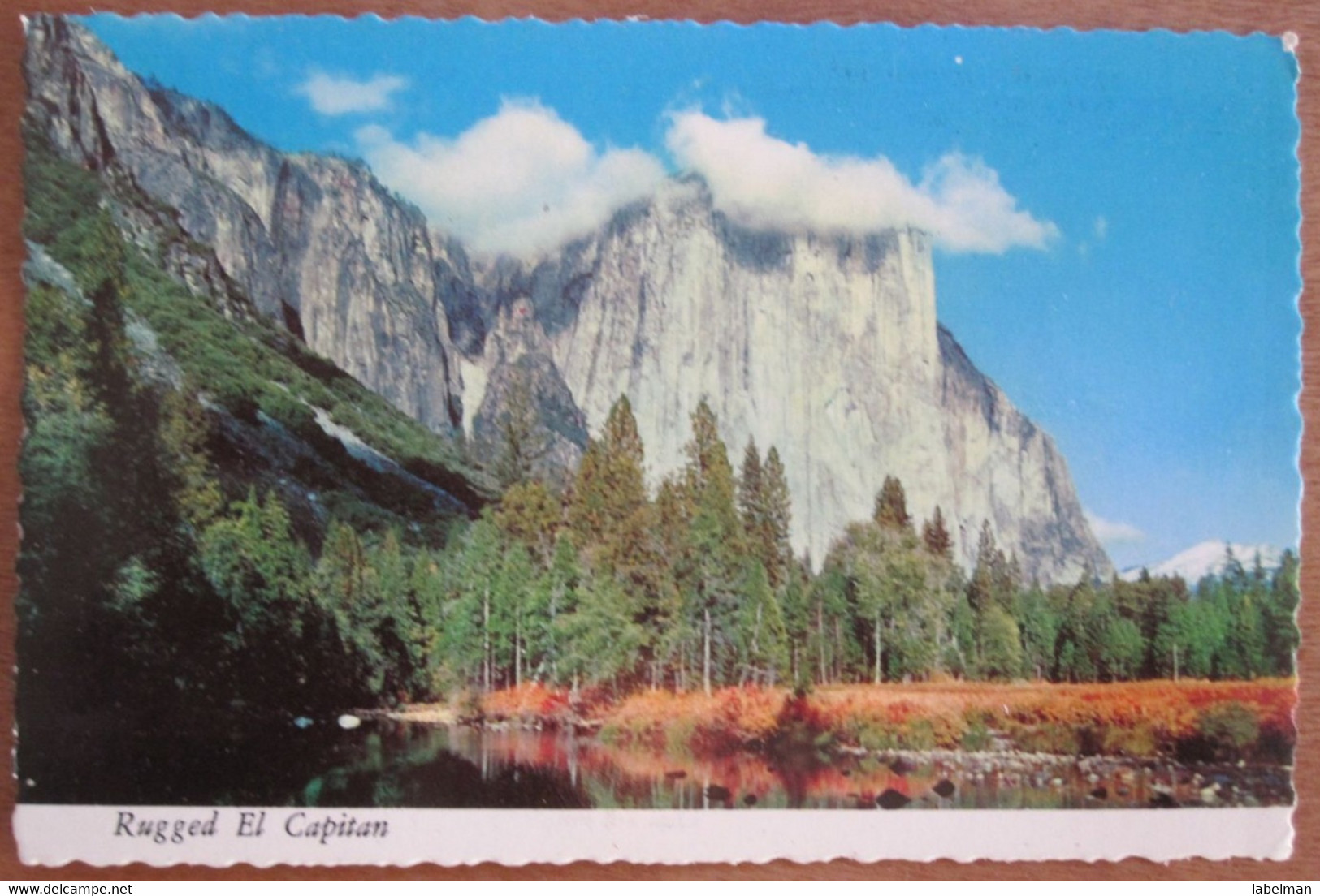 EL CAPITAN RUGGED MONTAIN YOSEMITE NATIONAL PARK USA UNITED STATES CARD ANSICHTSKARTE CARTOLINA POSTCARD PC STAMP - Janesville