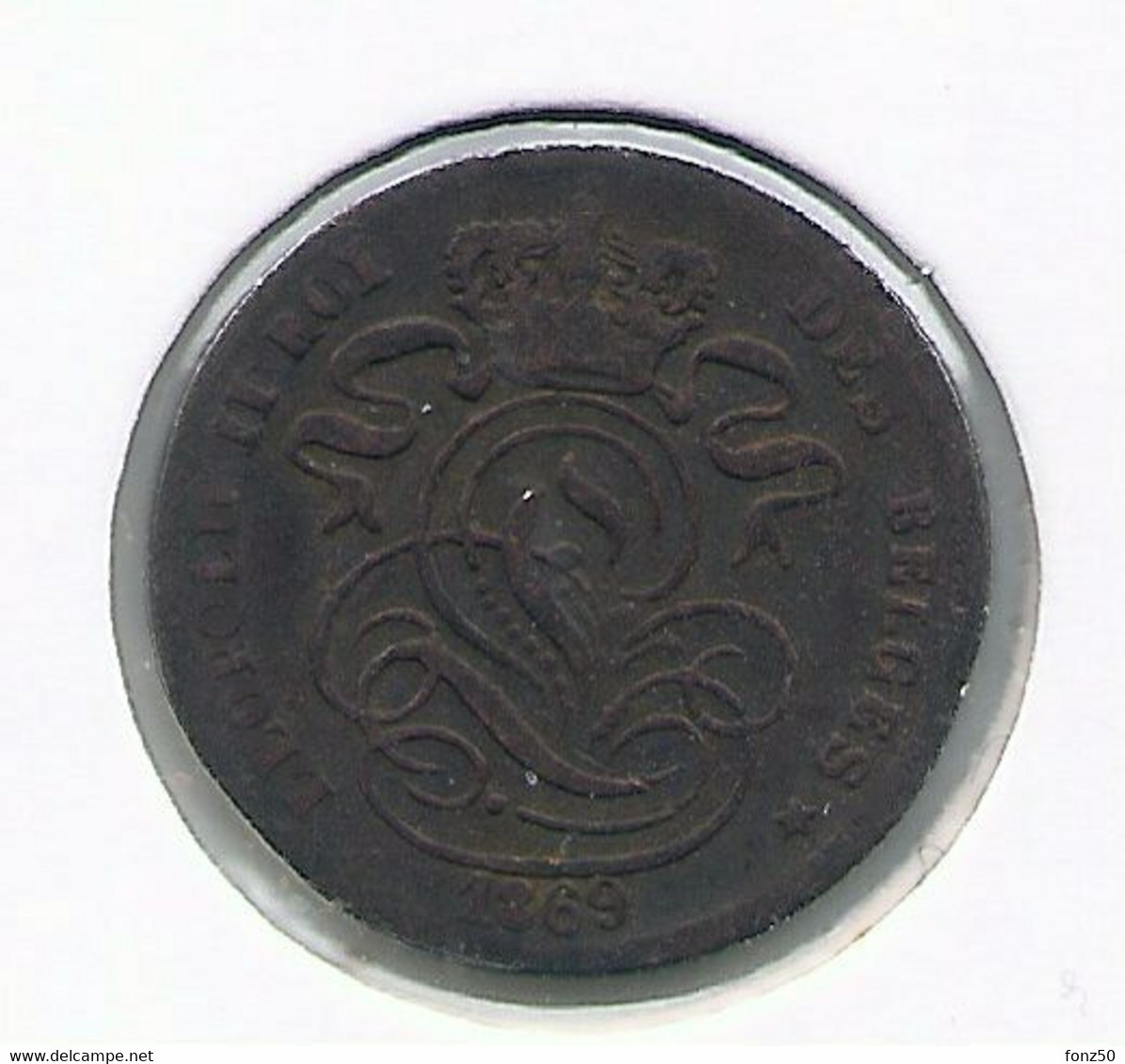 LEOPOLD II * 1 Cent 1869 * Z.Fraai * Nr 10033 - 1 Cent