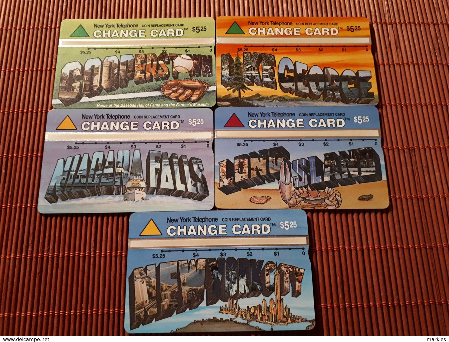 Landis & Gyr 5 Phonecards 310 A+B+C+D +E (MINT,NEW) RARE - [3] Magnetic Cards