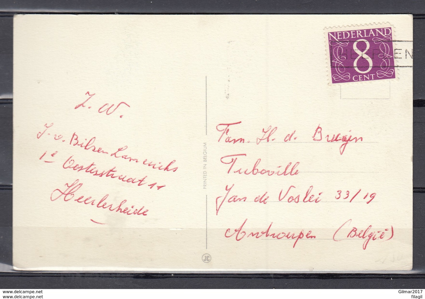 Postkaart Van Heerlen Naar Antwerpen - Covers & Documents