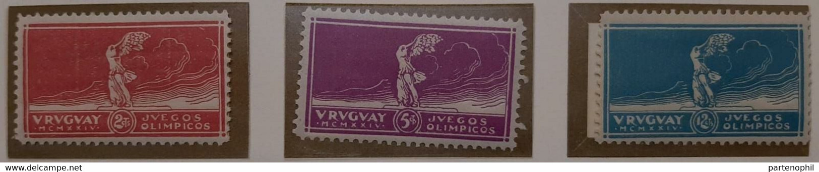 Uruguay - 1924 Paris - Olimpic Games / Sports / Giochi Olimpici - Set MH - Estate 1924: Paris